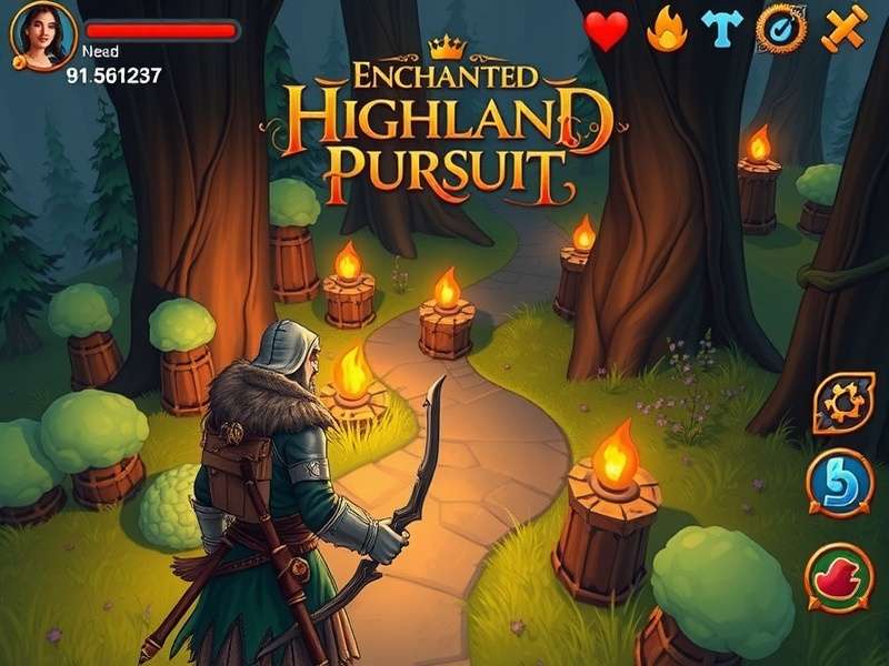 Enchanted Highland Pursuit gameplay screenshot